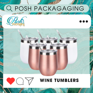 12 oz Wine Tumblers