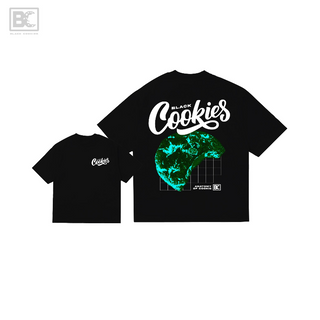 Black Cookies Xray Round Neck T-Shirts