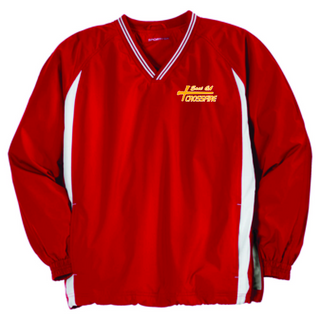 Sport-Tek® Tipped V-Neck Raglan Wind Shirt