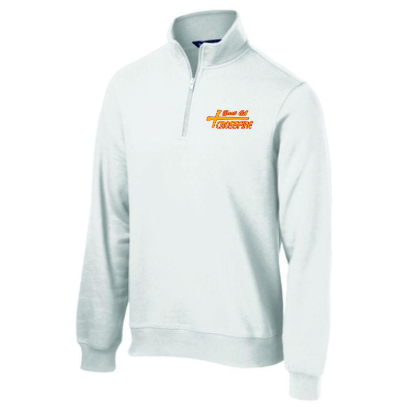 White Sport-Tek® 1/4-Zip Sweatshirt Main Image