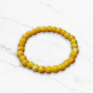 Yellow Marble Bracelet