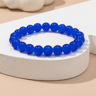 Dark Blue Glass Bracelet 