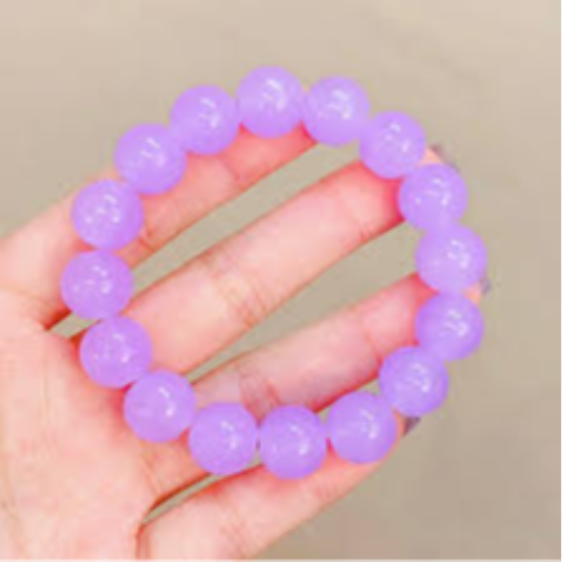 Lilac Glass Bracelet