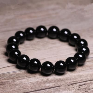 Black Glass Bracelet