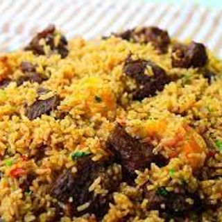 Swahili Pilau Rice w/Meat (serves 4)