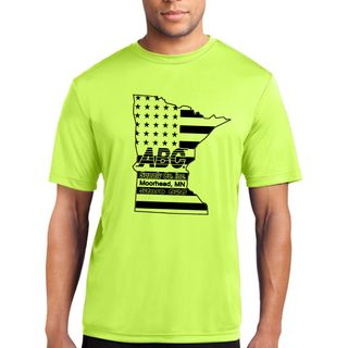 Yellow ABC State Performance Poly Tee Image