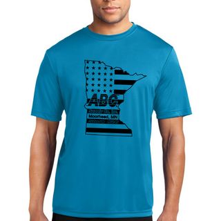 Sapphire Blue ABC State Performance Poly Tee Image