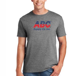 Grey ABC Supply Logo Tee