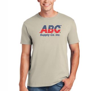 Sand ABC Supply Logo Tee