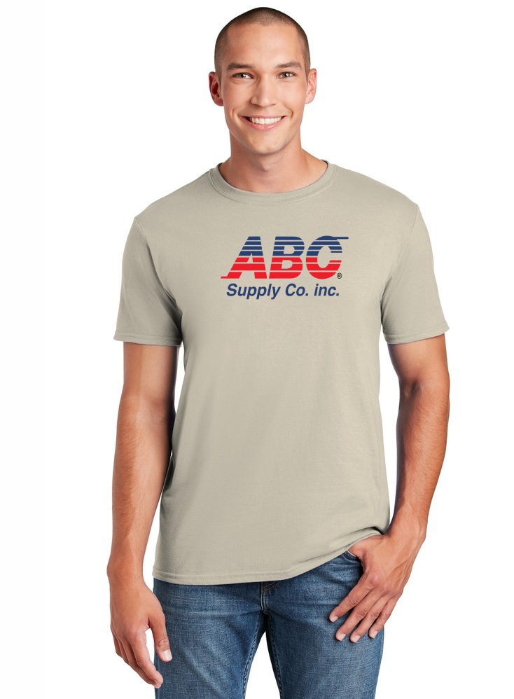 Sand ABC Supply Logo Tee Large Image