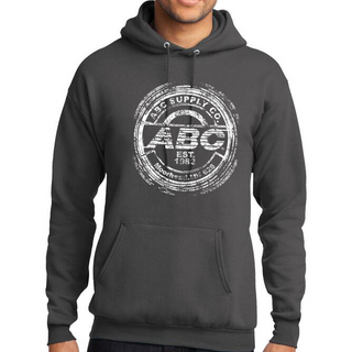 ABC Distressed Circle Image Grey Sweatshirt