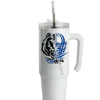 30 Oz Grippy Tumbler Tiger Logo