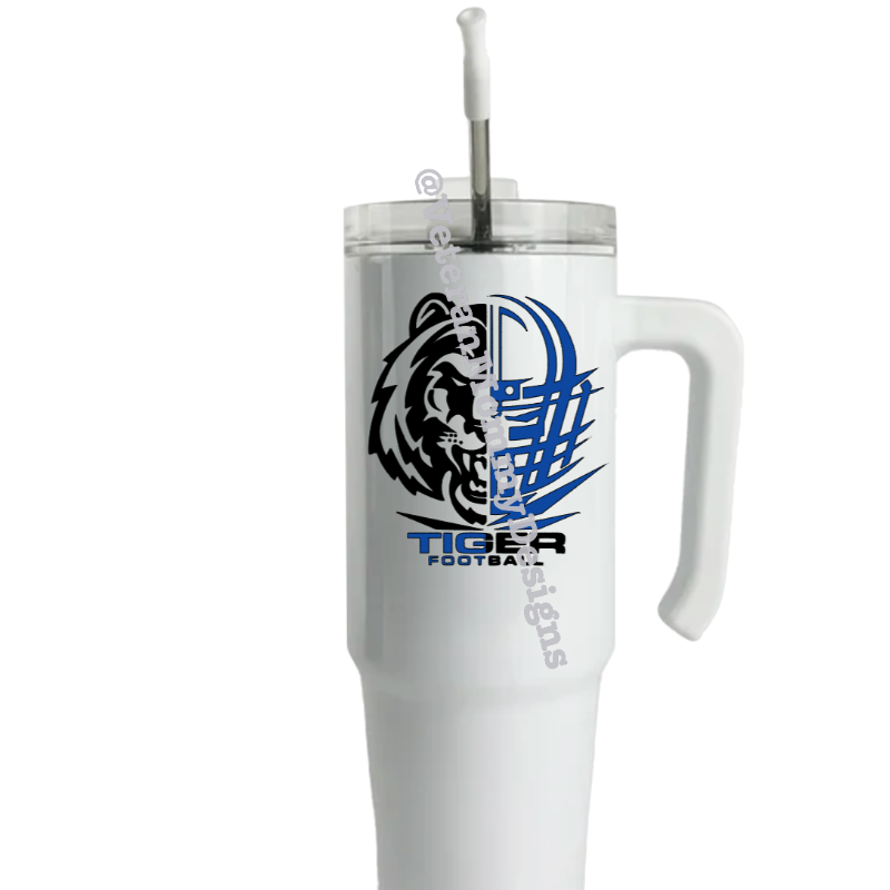 30 Oz Grippy Tumbler Tiger Logo Main Image