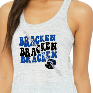 Bracken Wave Words Ladies Tank