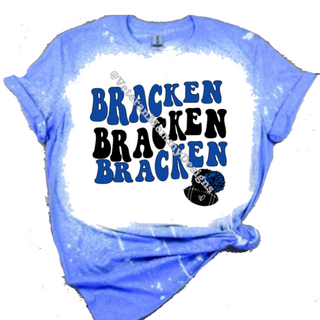 Bracken Wave Words Bleached T-Shirt