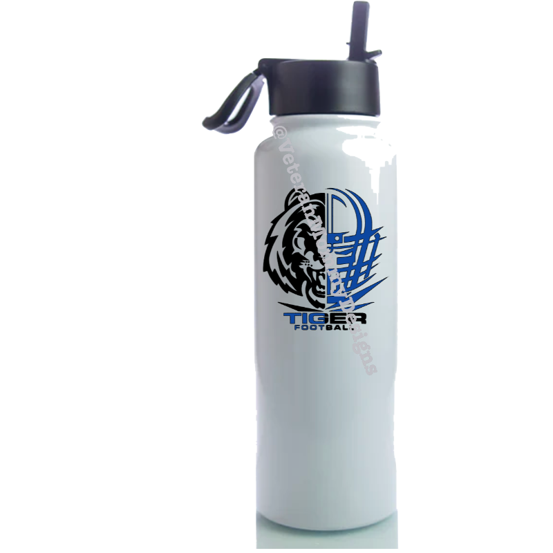 40 Oz Hydro flask Tiger Logo Main Image