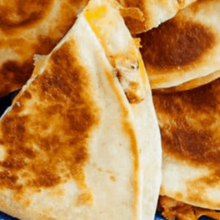 LG Cheese Quesadilla w/ Peppers and Onion