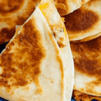 LG Cheese Quesadilla w/ Peppers and Onion