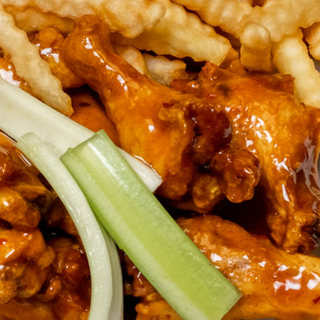 Traditional Wings and Fries