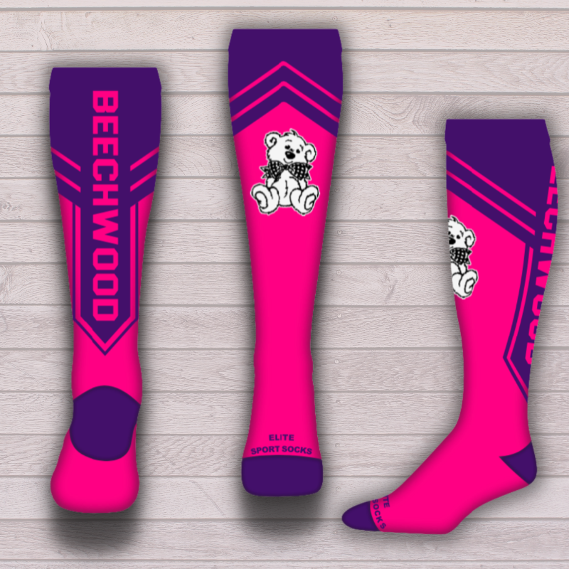 Beechwood KNEE HIGH Pink/Purple 