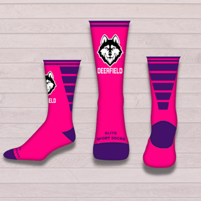 Deerfield CREW Pink/Purple