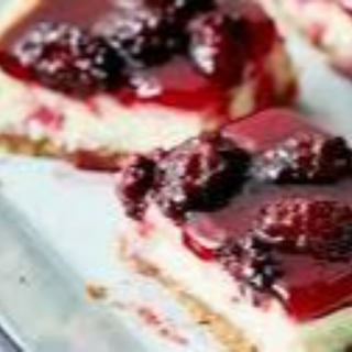 BLACK RASPBERRY CHEESECAKE BARS