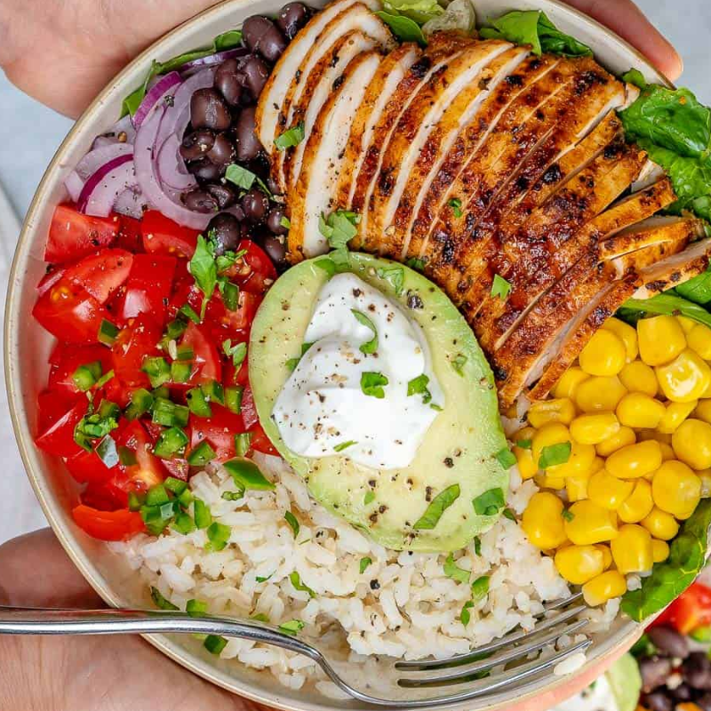 TEX MEX PROTEIN CHICKEN BOWL
