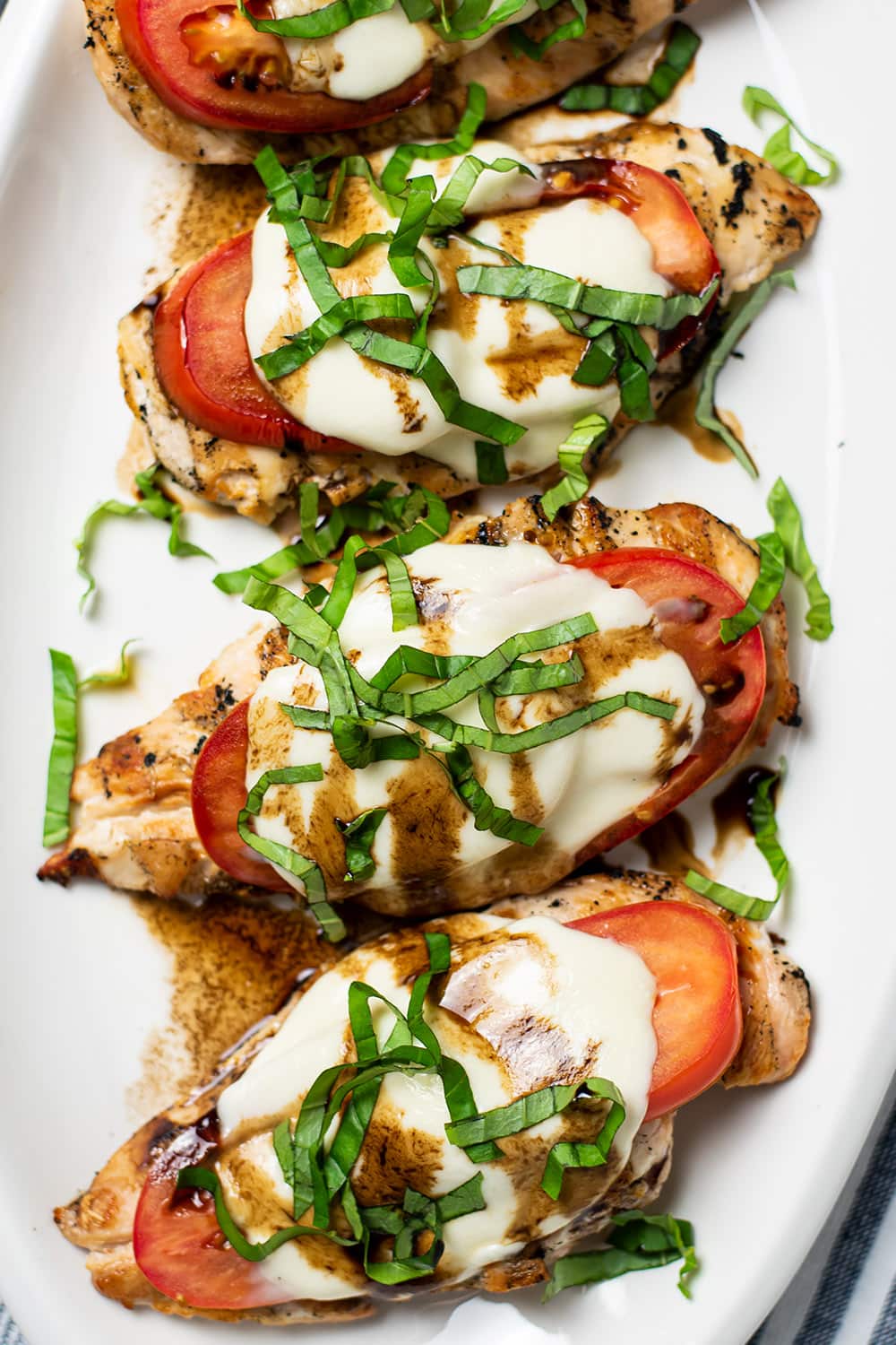 MARINATED GRILLED CHICKEN CAPRESE MEAL 