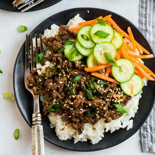 KOREAN BEEF/CHICKEN BOWL