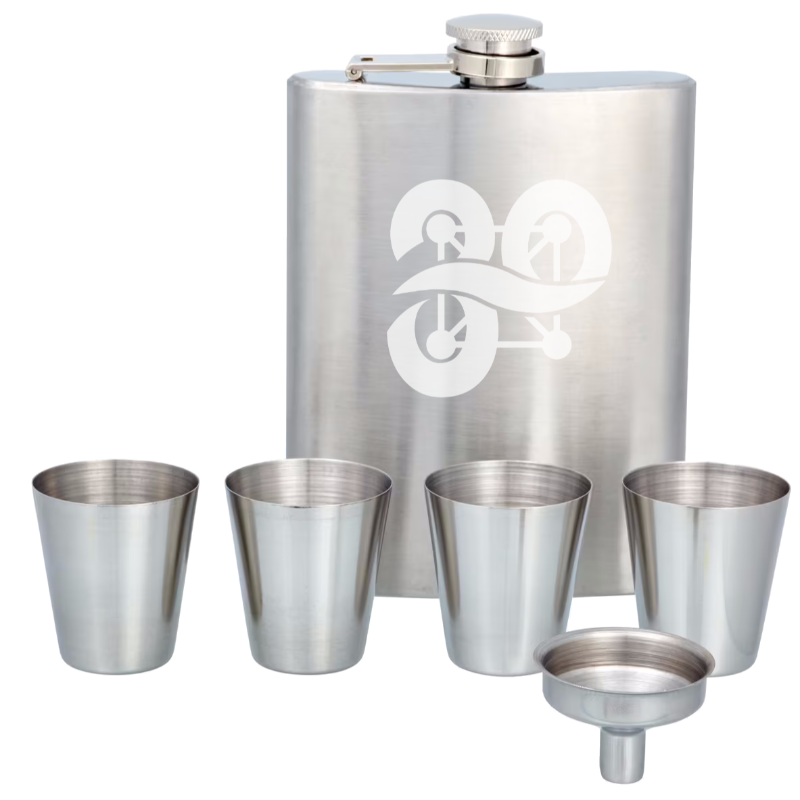 Lommelerke + 4 shotteglass