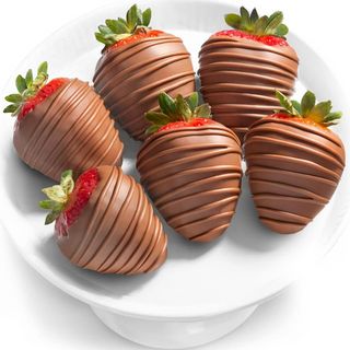 Milk Chocolate Covered Strawberries