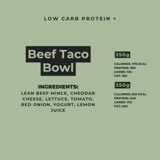Beef Taco Bowl