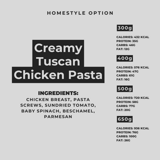 Creamy Tuscan Chicken Pasta