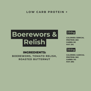 Boerewors & Relish