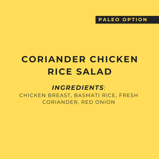 Coriander Chicken Rice Salad