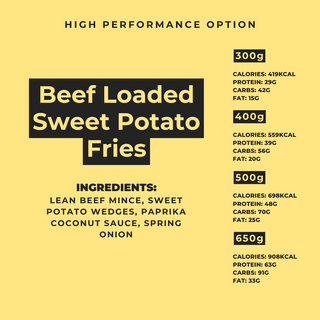 Loaded Sweet Potato Fries