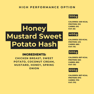 Honey Mustard Sweet Potato Hash