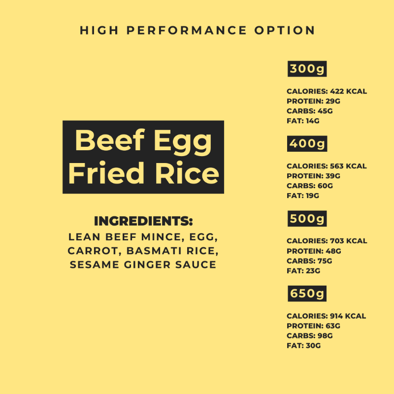 Beef Egg Fried Rice