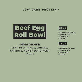 Beef Egg Roll Bowl