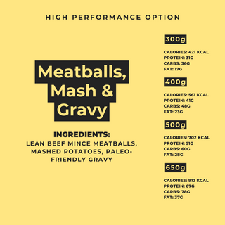 Meatballs, Mash & Gravy