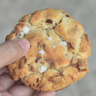 Belgian Milk Chocolate + Belgian Dark Chocolate Chip Chunky Cookie