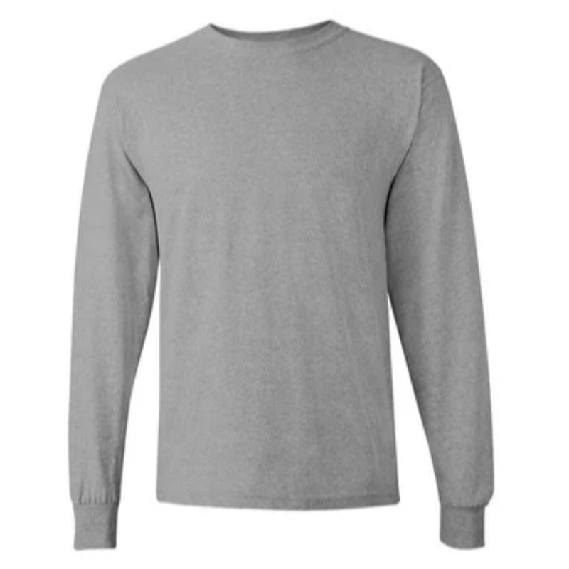 Gray Long Sleeve T-Shirt Main Image