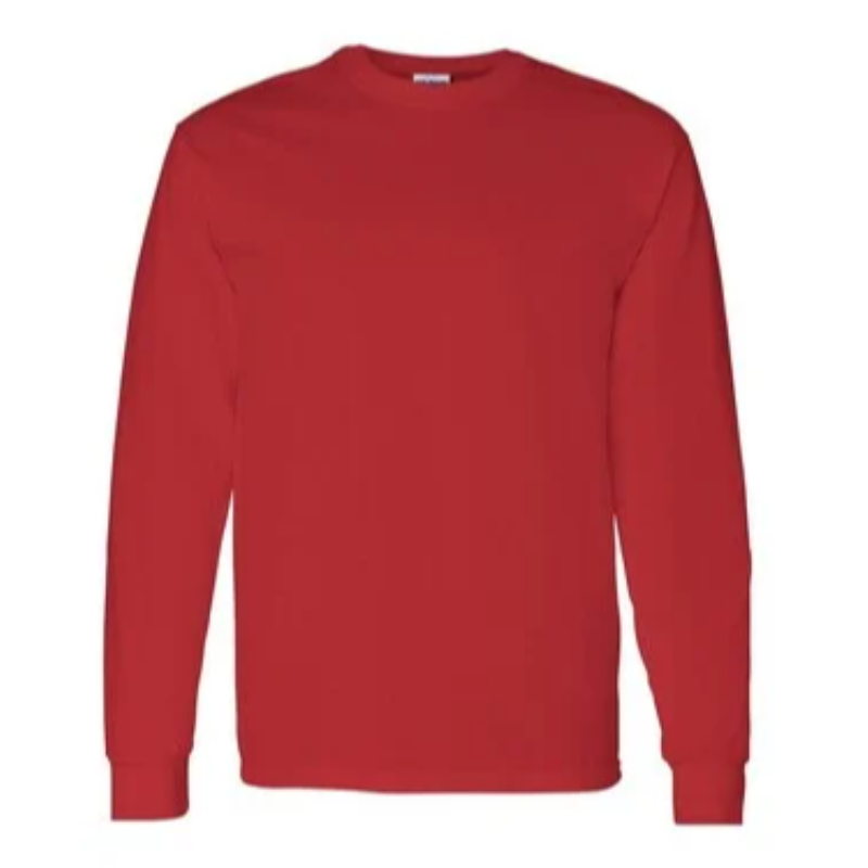 Red Long Sleeve T-Shirt Main Image