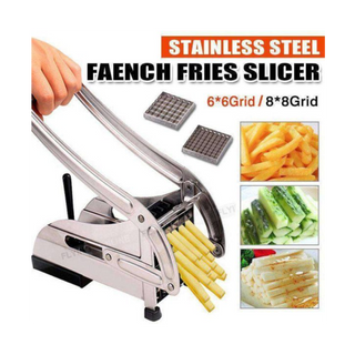Stainless Steel French Fries Potato Cutter Double Blade