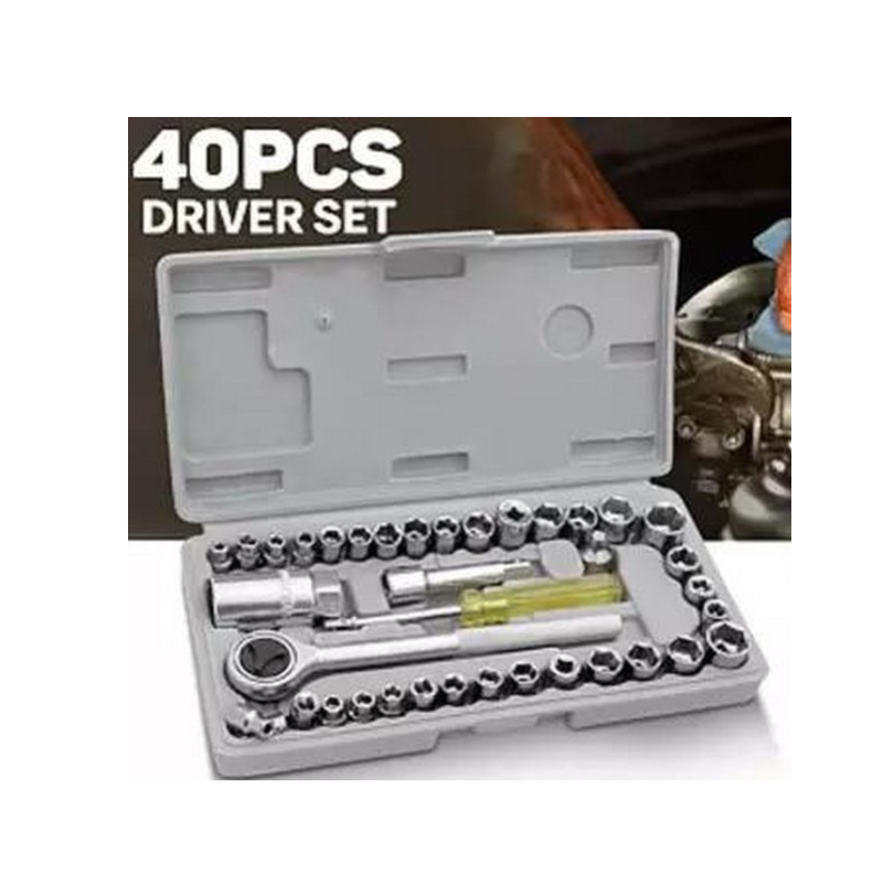 40pcs Aiwa Socket Wrench Tool Kit & Screwdriver Large Image