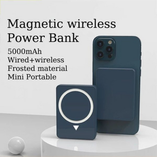 Wireless Magnetic 5000mah Iphone Power Bank (wireless And Wire Both Options) - Thumbnail 3