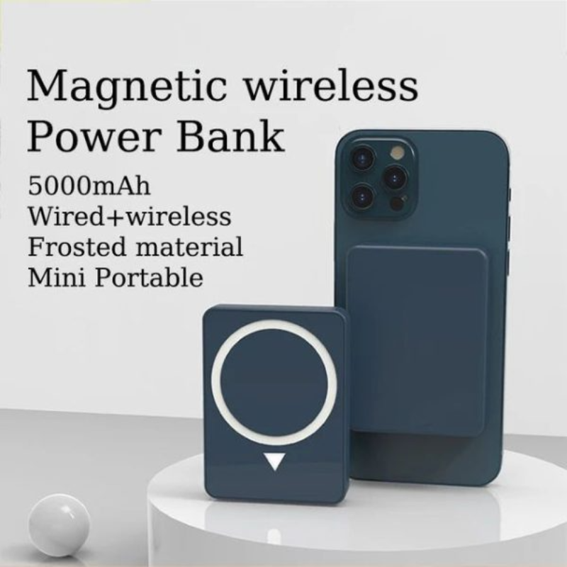 Wireless Magnetic 5000mah Iphone Power Bank (wireless And Wire Both Options) - Thumbnail (Preview) 3