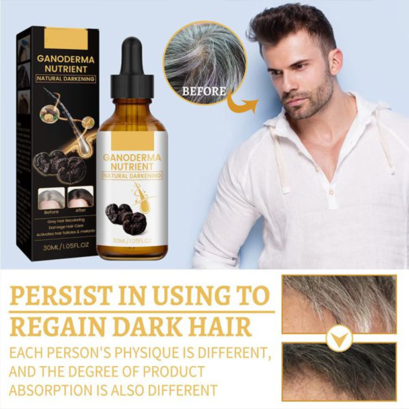 Anti-greying Hair Serum, Dark Serum For Hair, Organic Ganoderma