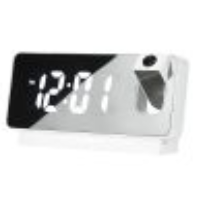 Projection Alarm Clock Time Date Temperature Display 180 Degree Wide Angle - Thumbnail (Preview) 2