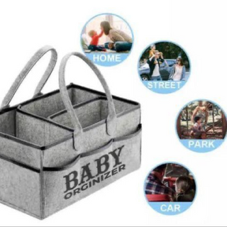 Foldable Baby Diaper Caddy Organizer - Thumbnail 2